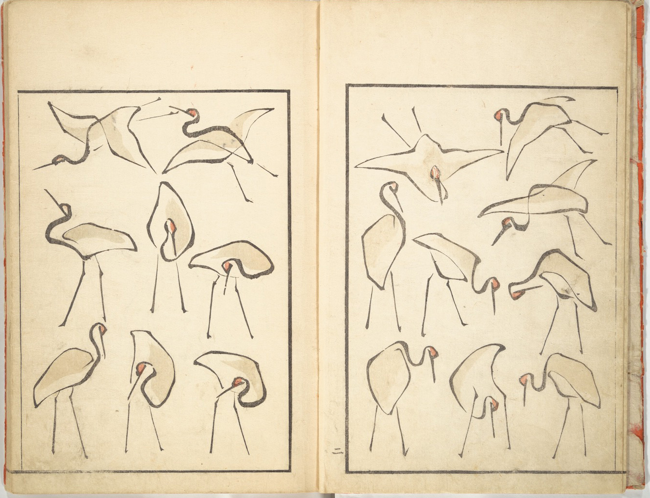 葛飾北斎「伝神開手 一筆画譜」 | - Japaaan