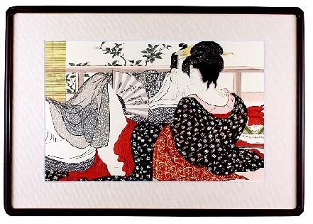 名作揃い！浮世絵師・葛飾北斎と喜多川歌麿による「春画」が浮世絵木