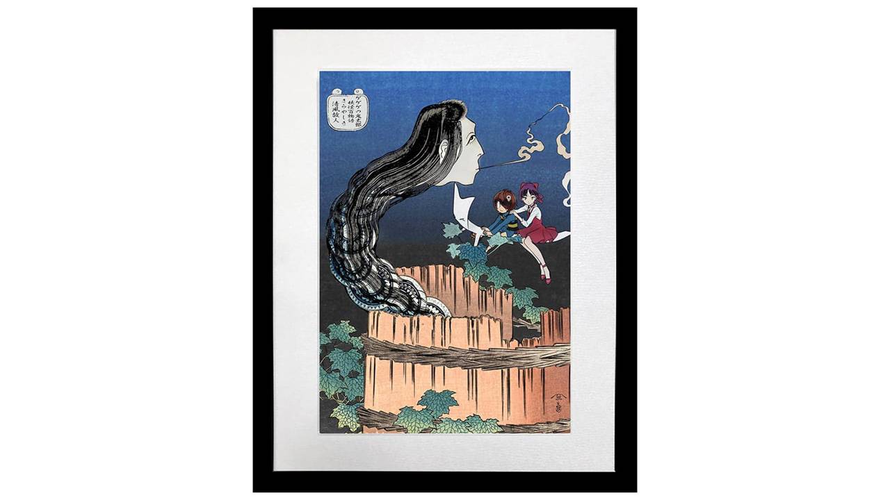 鬼太郎が北斎先生の浮世絵の世界に！ゲゲゲ浮世絵「妖怪百物語 さらや