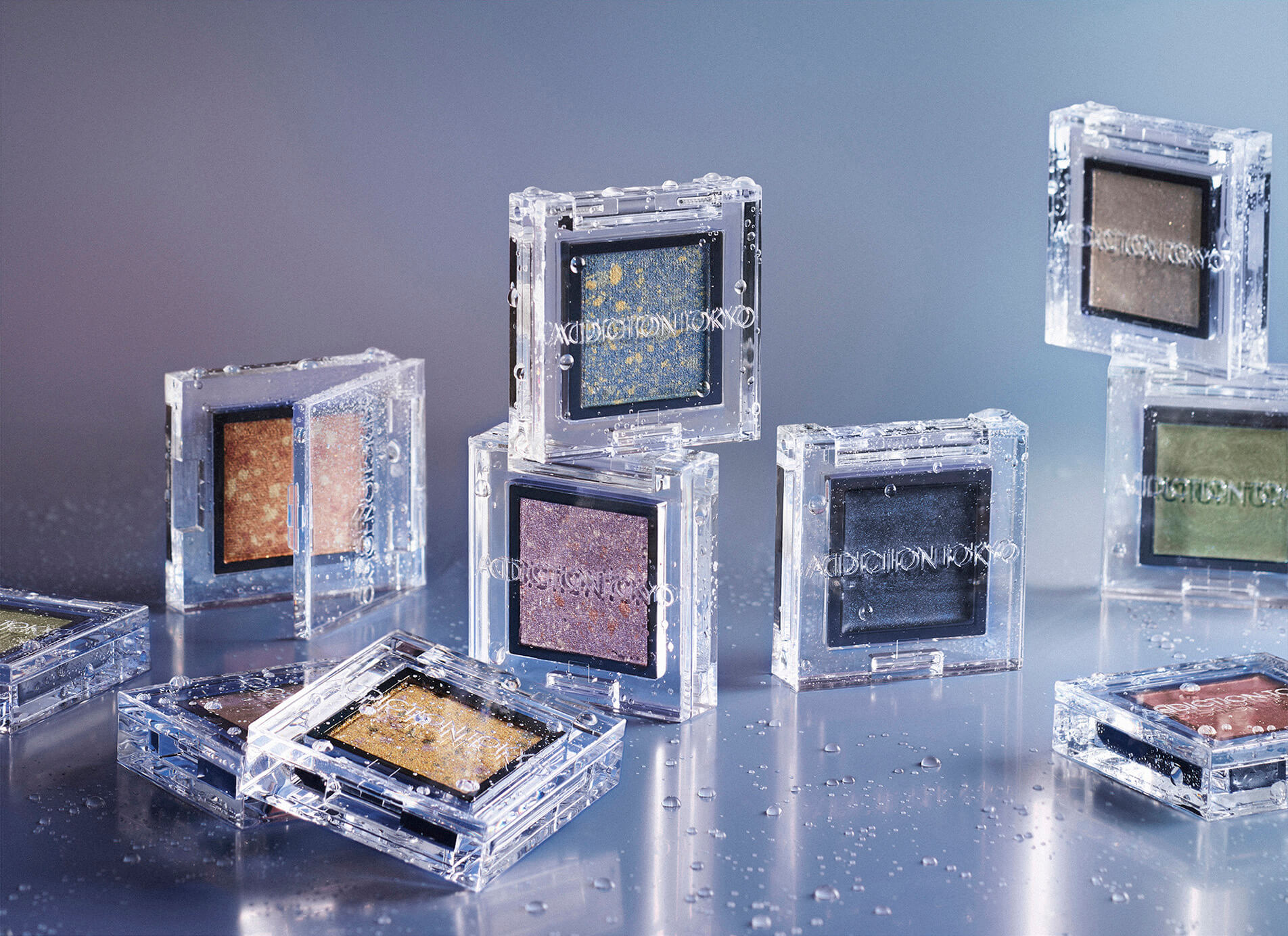 ADDICTION(アディクション)の2022年夏コスメ！雨モチーフのアイ
