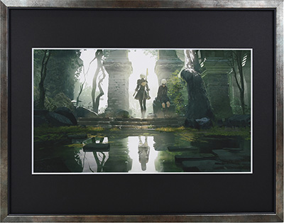 オフィシャルショップ限定】額装付き高精彩アート『NieR Art「二人ノ