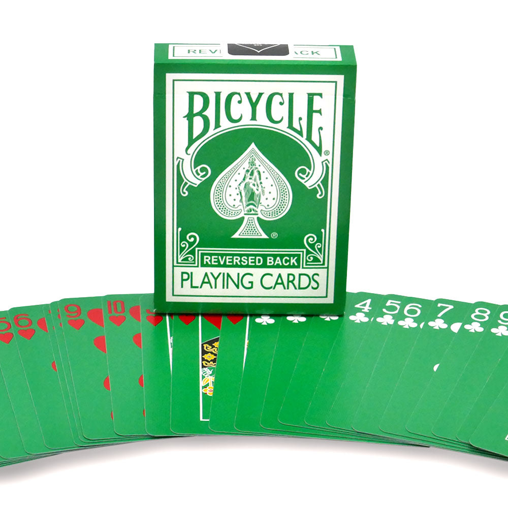 Green Bicycle Back Playing Cards – Magic Makers