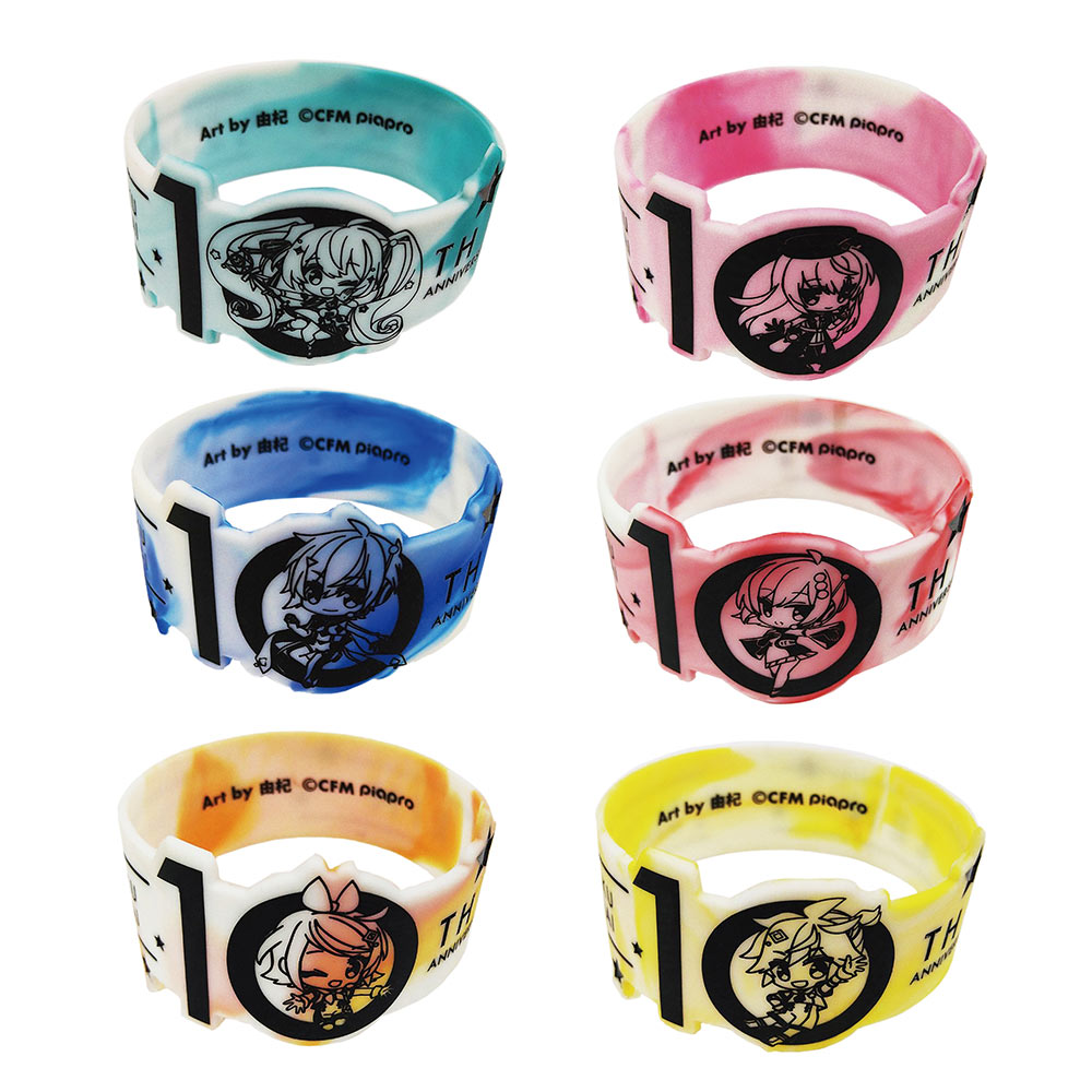 グッズ]マジカルミライ 10th シリコンバンド (6種ランダム販売)｜初音