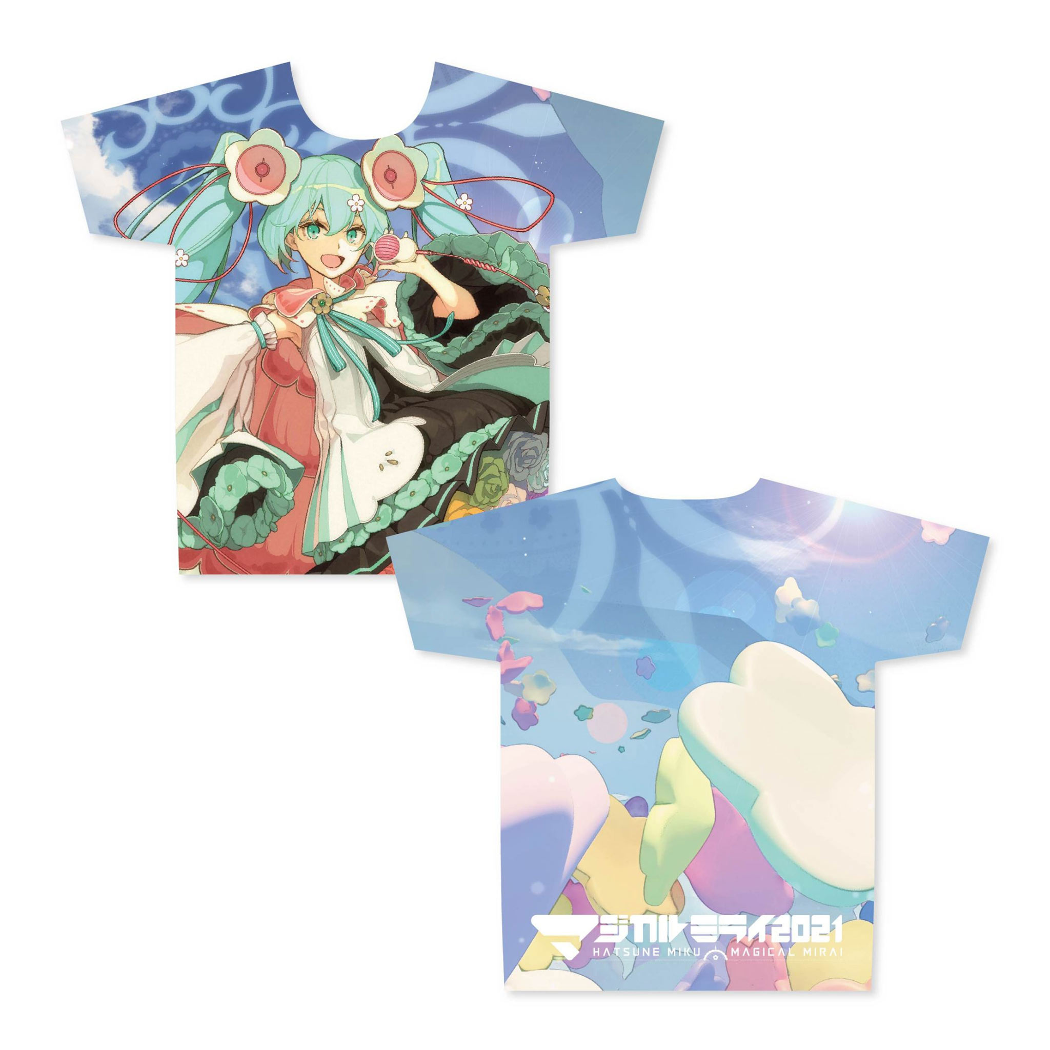 グッズ]マジカルミライ 2021 フルグラフィック Tシャツ｜初音ミク