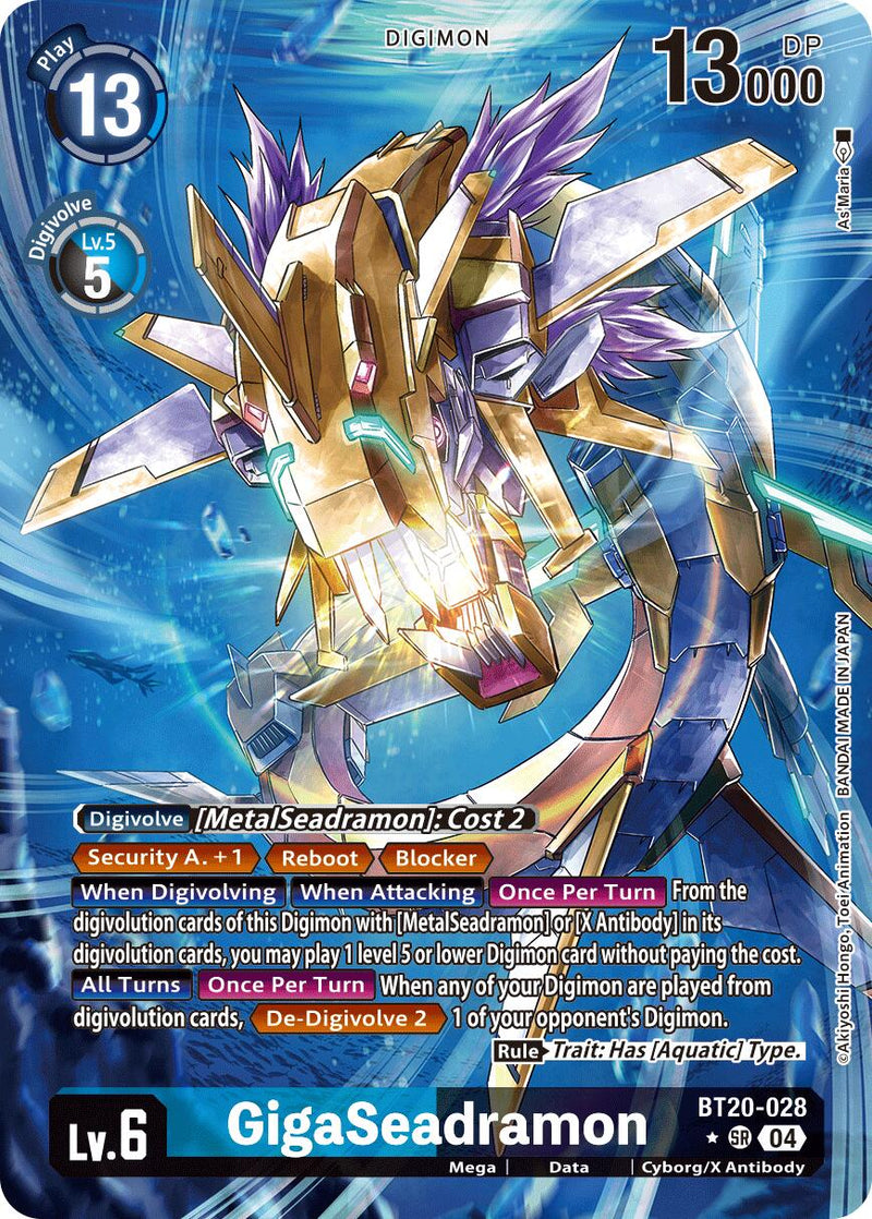 GigaSeadramon [BT20-028] (Alternate Art) [Release Special Booster Ver.