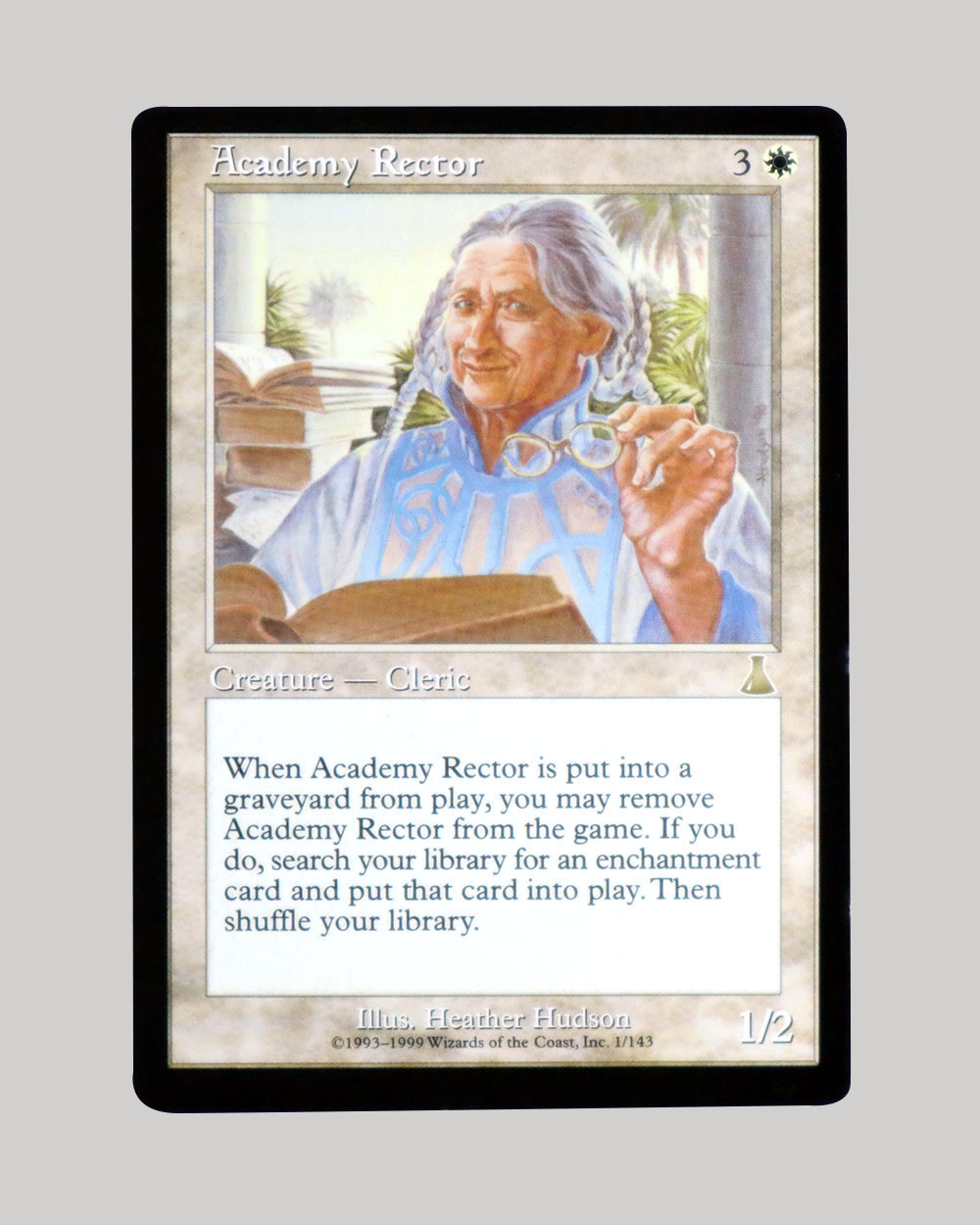 Academy Rector regular from Urza's Destiny (UDS) MTG Proxy - magic