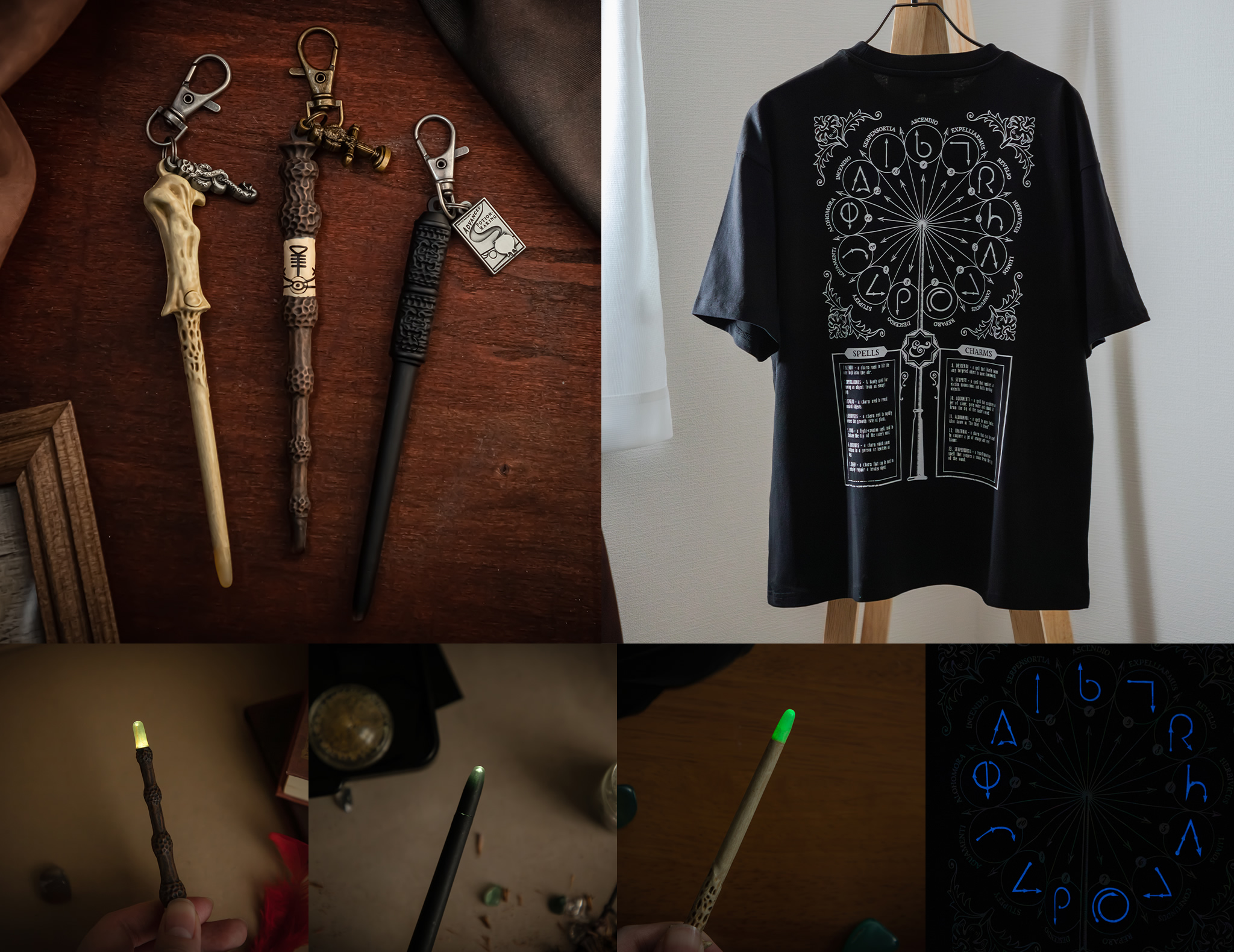 新商品】光る杖キーホルダー「ダンブルドア」「スネイプ