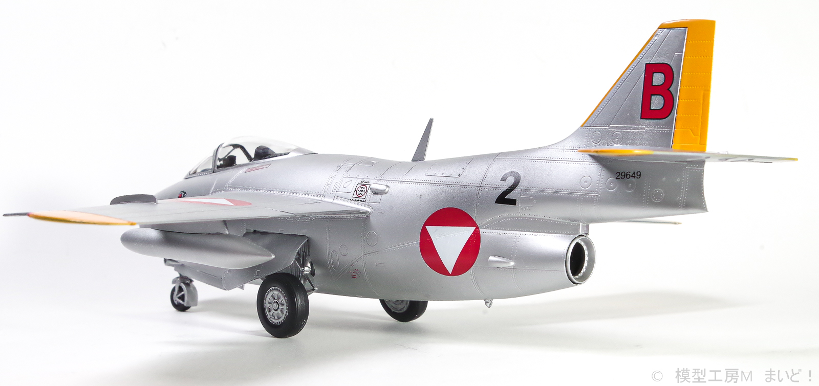 ホビーボス 1/48 テュナン 完成hobbyboss SAAB 29 Tunnan | 模型工房M