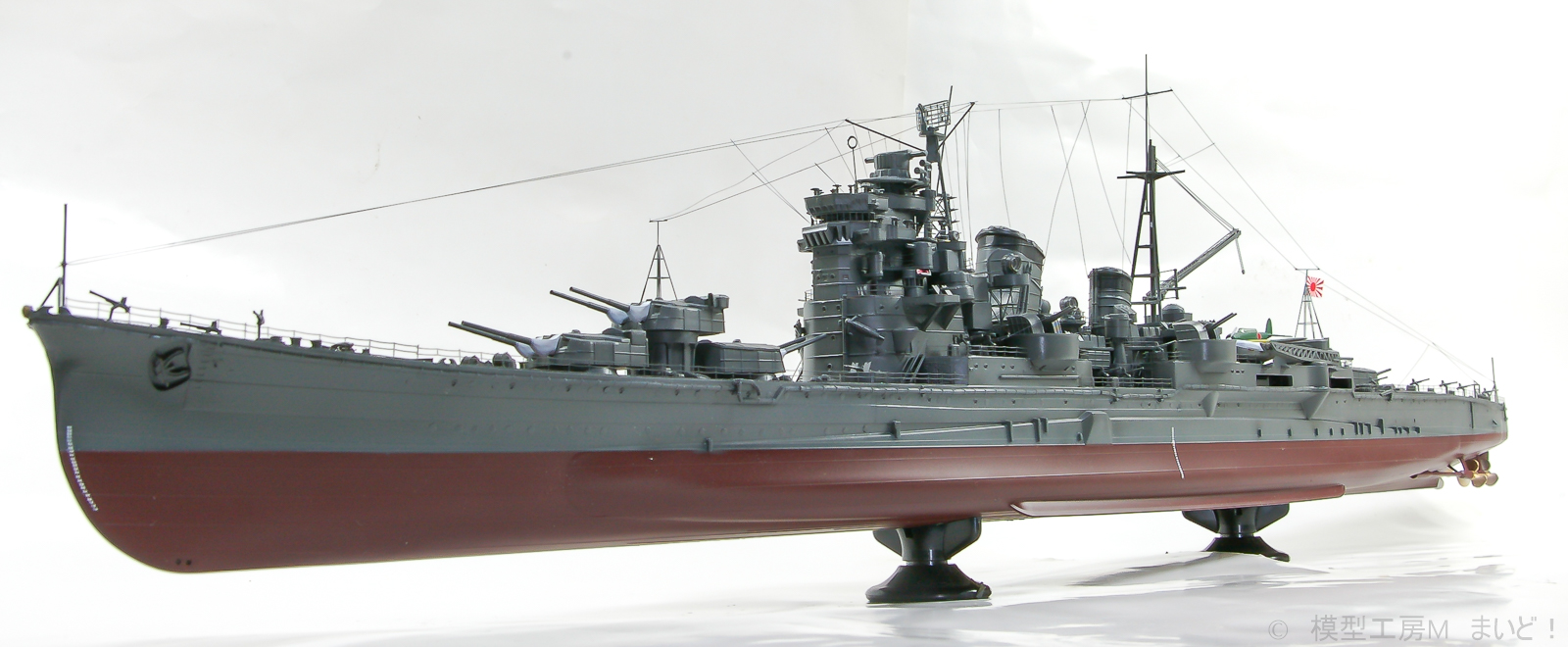 アオシマ 1/350 日本海軍重巡洋艦「足柄」 完成 AOSHIMA ASHIGARA