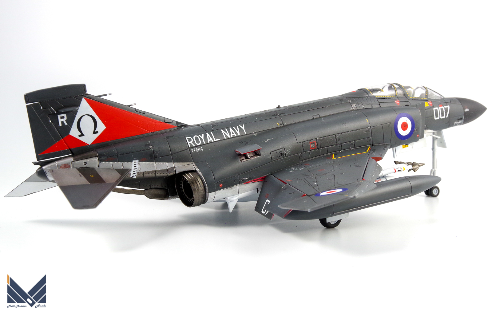 エアフィックス 1/72 ブリティッシュ・ファントム 完成品 FG.1 AIRFIX
