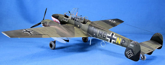 Eduard 1/48 Bf-110C, by Scott Lyle