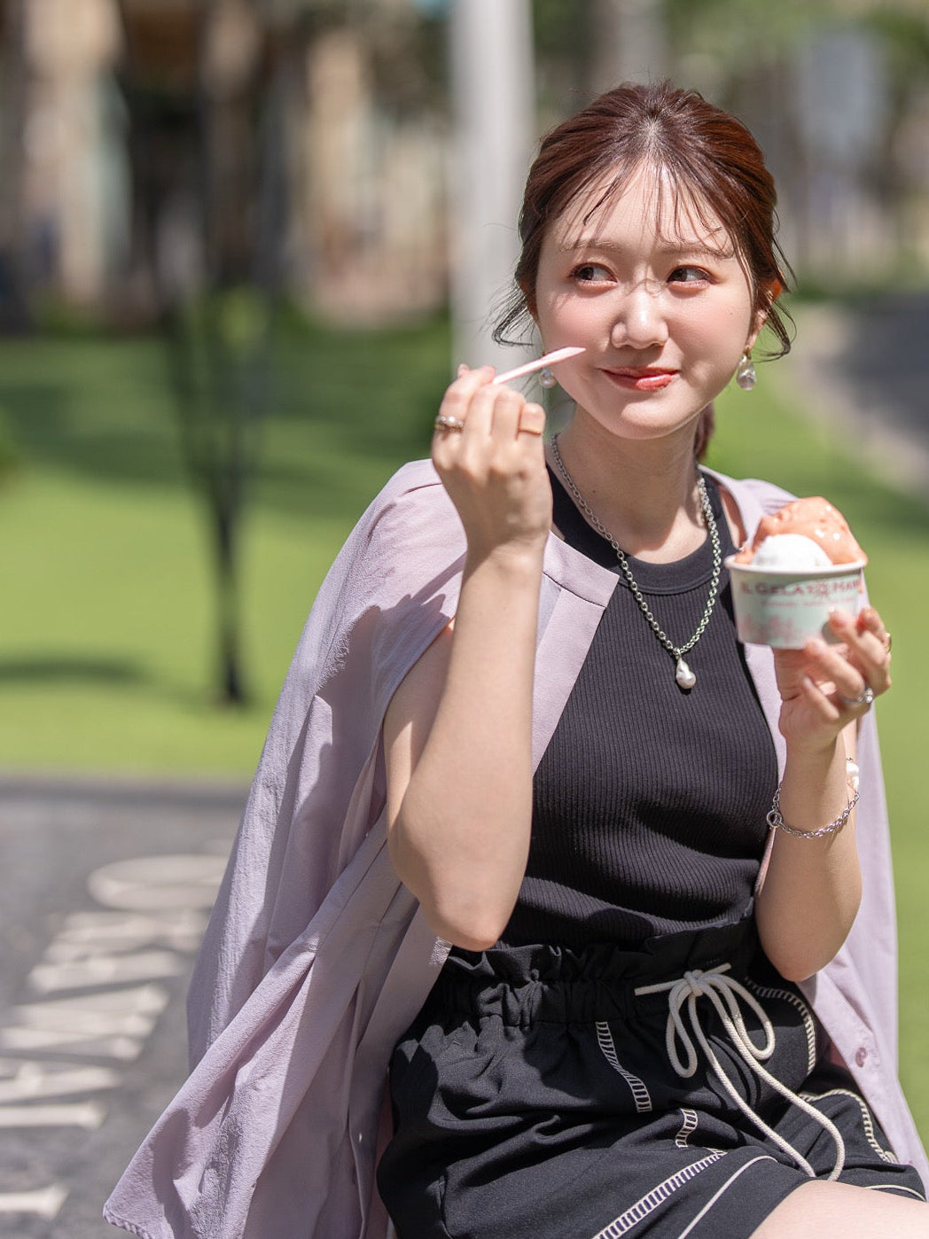 Ayaneコラボ】2WAY UVケープブラウス【リサイクルナイロン】 – Maison