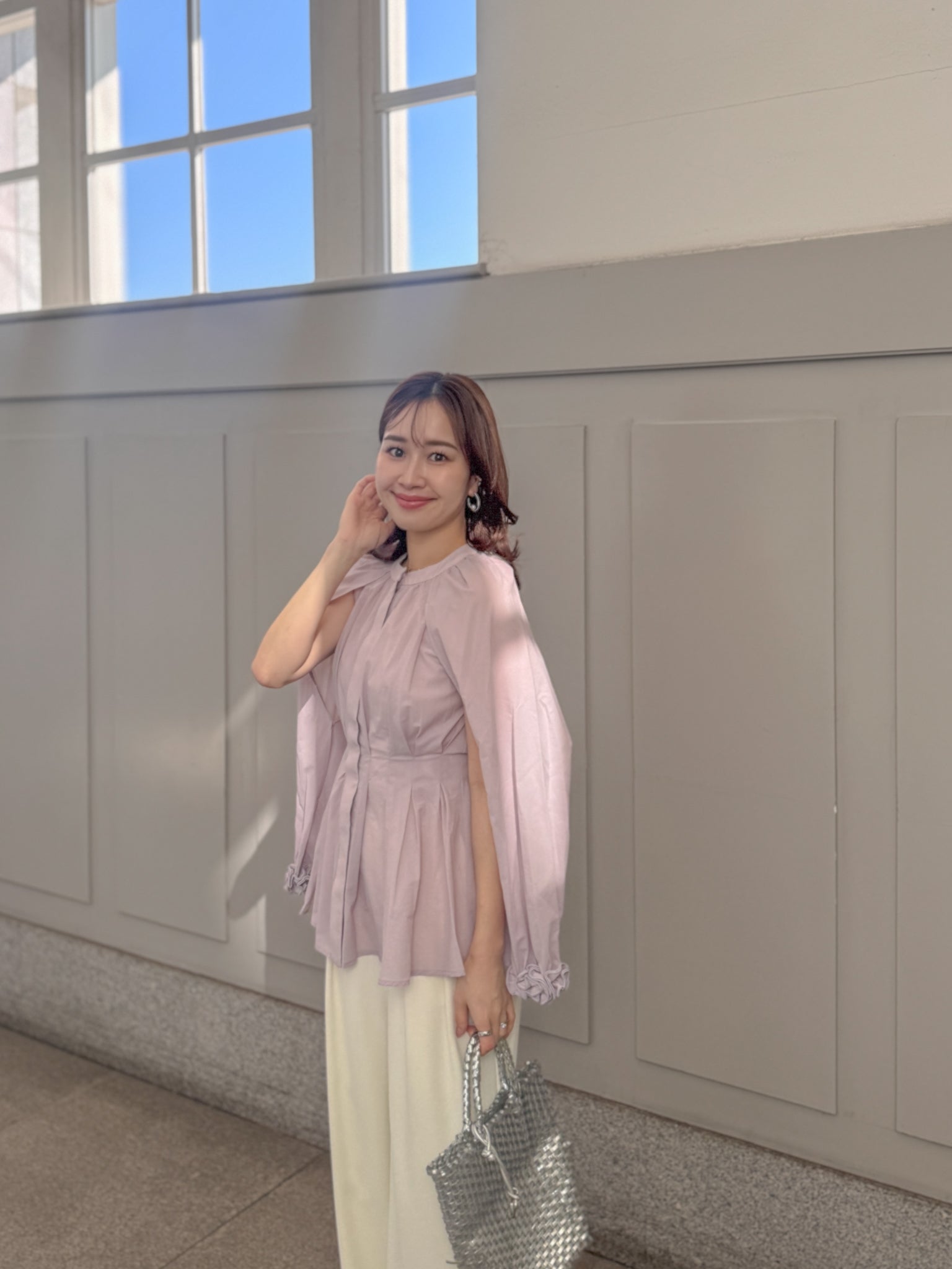 Ayaneコラボ】2WAY UVケープブラウス【リサイクルナイロン】 – Maison