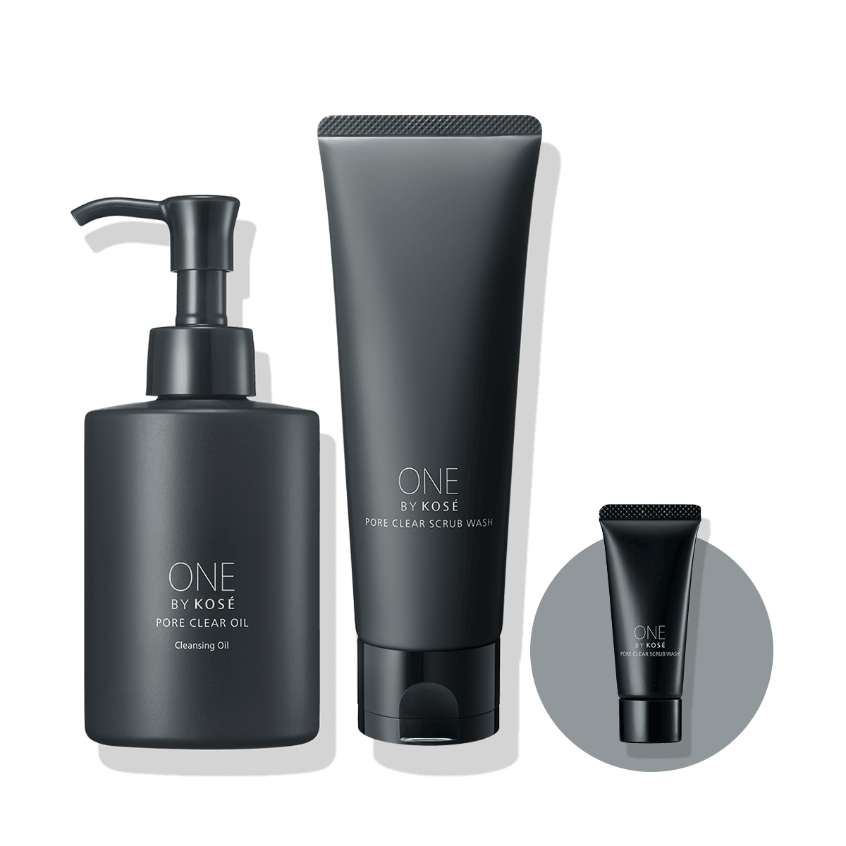 ONE BY KOSE 毛穴ケアセット①(180mL+130g+14g): ONE BY KOSE