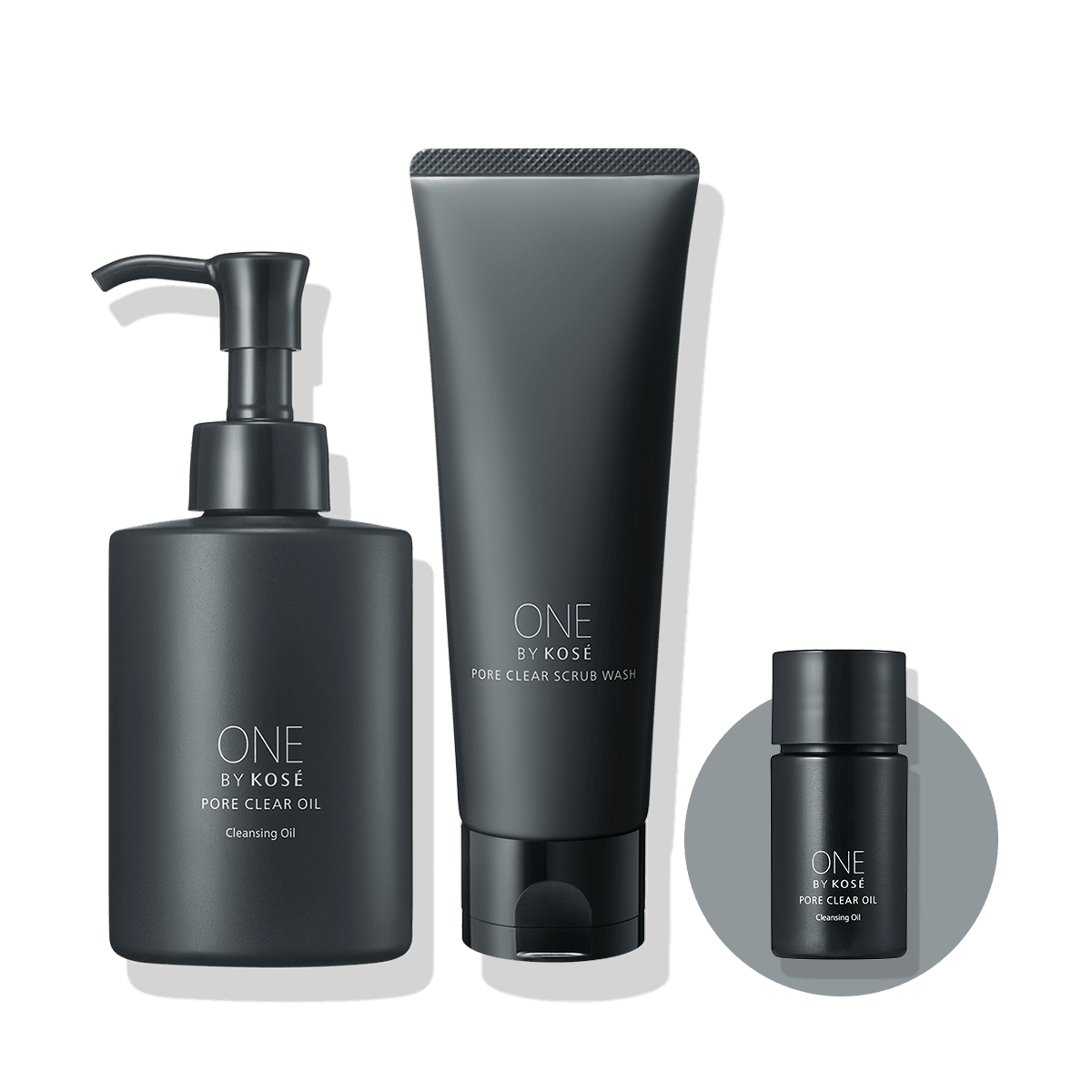 ONE BY KOSE 毛穴ケアセット①(180mL+130g+14g): ONE BY KOSE