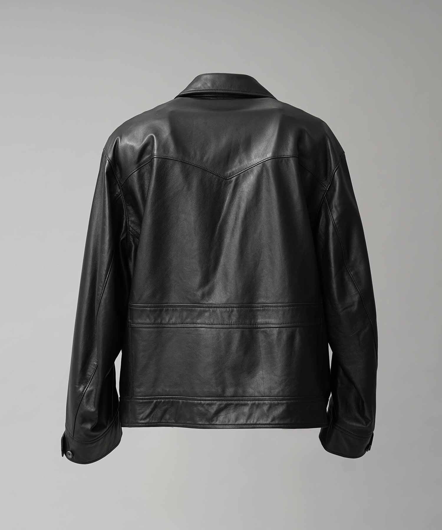 Sheep Leather Tailored Double Rider Jacket
