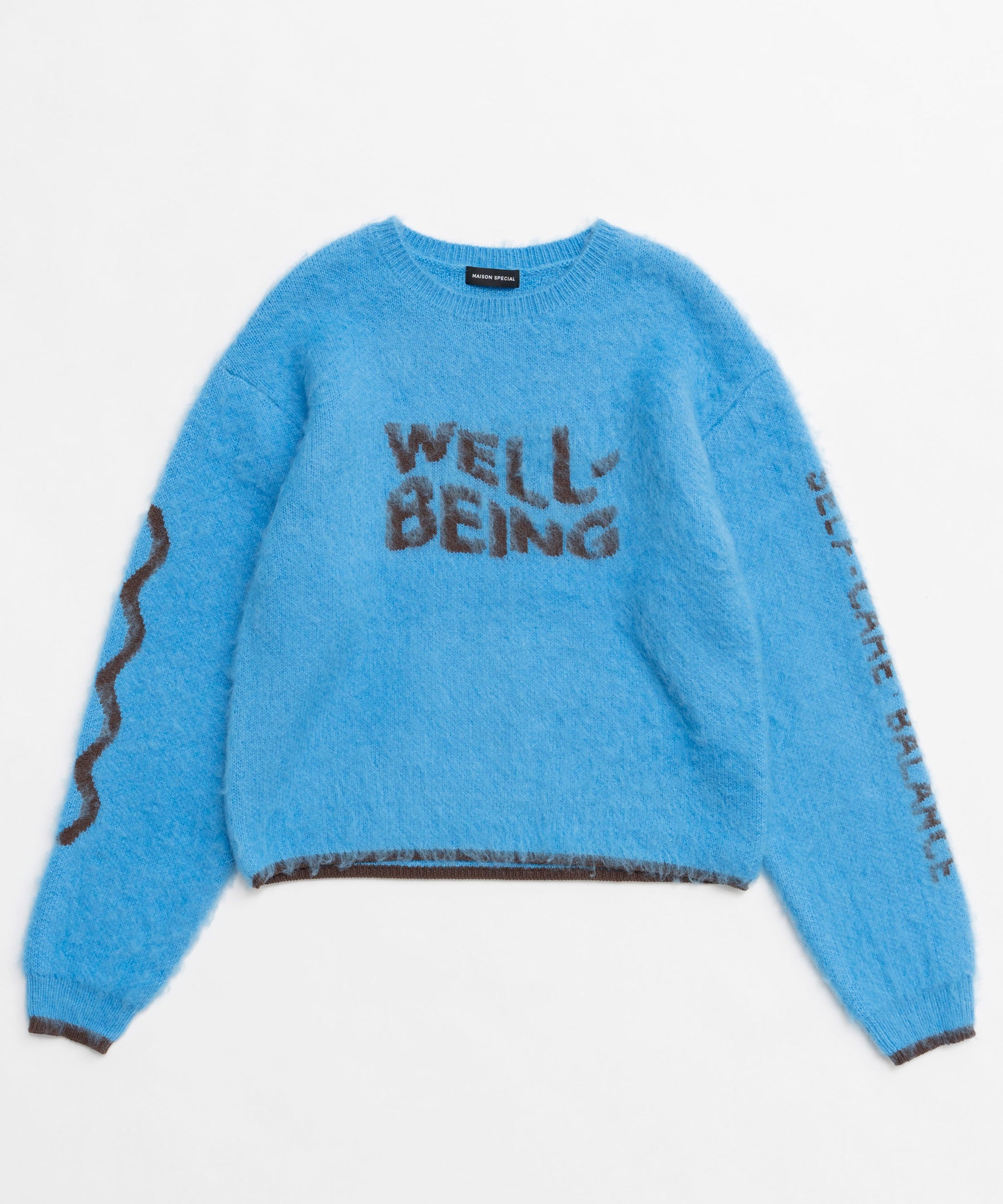 SALE】WELLBEING Logo Jacquard Knit Sweater