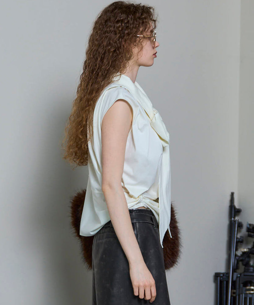 SALE】2way Bow Tie Tops