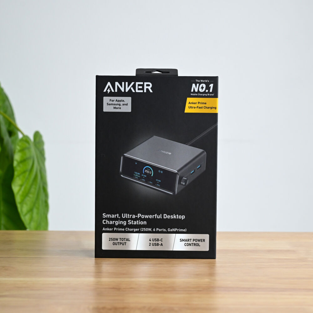 Anker Prime Charger (250W, 6 Ports, GaN)をレビュー！現時点で最強の
