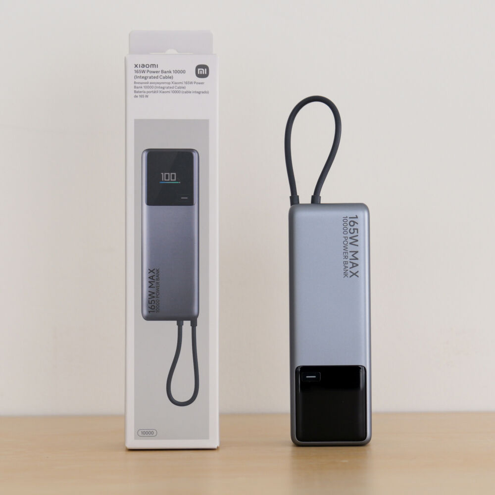 Xiaomi 165W Power Bank 10000mAhをレビュー！最大120Wの超高速充電