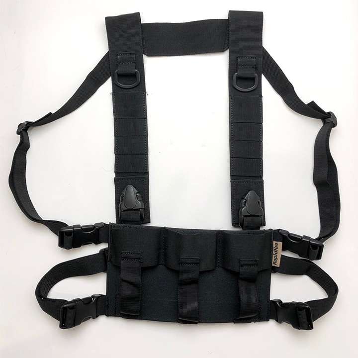 Rapidfire VT1409 ブロックシステムチェストリグ BK | プレート