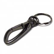 スタイリッシュデザイン 57mmナスカン ブラックメタル仕上げ 30mm二重