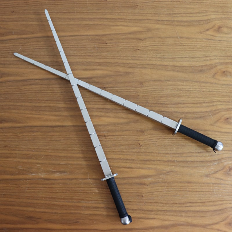 双鐧（そうかん）／ステンレス鋼削り出しタイプ／2本一組 | 中国武術