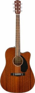 Fender Acoustic / CD-60SCE Dreadnought All-Mahogany 【単板Top