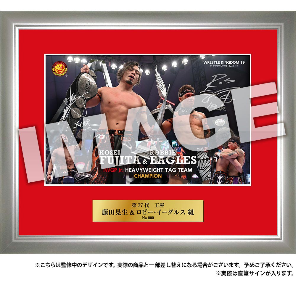 WRESTLE KINGDOM 18 記念プレート サイン入り WRESTLE KINGDOM 18 記念