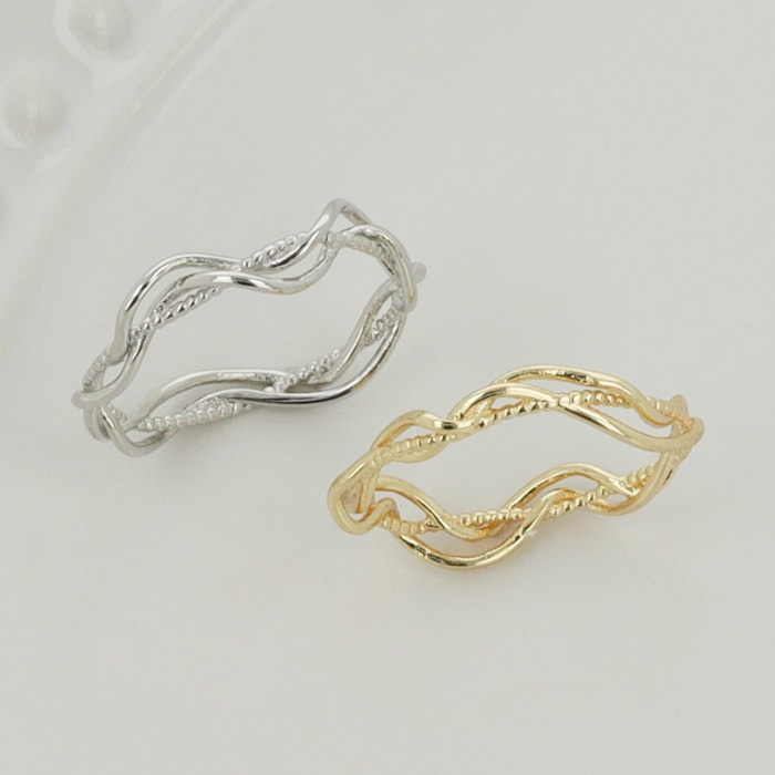 リング 9号 トリプルウェーブ | リング,9号 | Mignon de Bijoux ONLINE