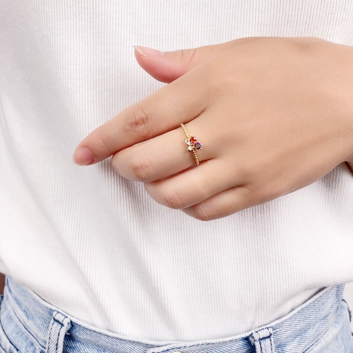 リング 11号 チェリー ストーン | リング,11号 | Mignon de Bijoux