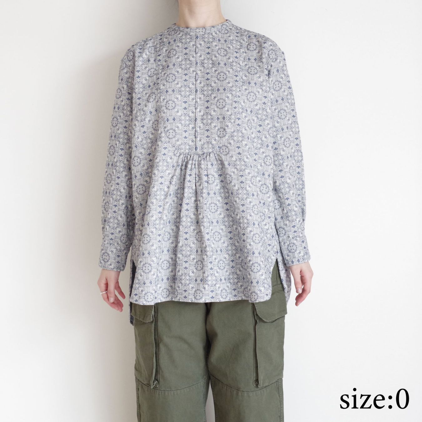 outil ウティー : CHEMISIER CORSIER バックオープンシャツ | OUTIL