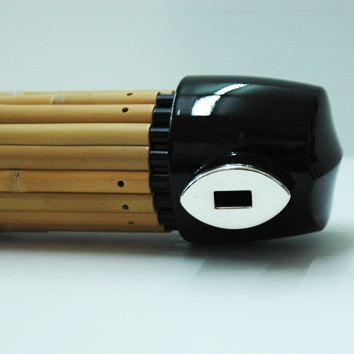 笙 白竹乱節 (頭樹脂・根継樹脂・一級本簧) | 雅楽器,笙 通販なら和