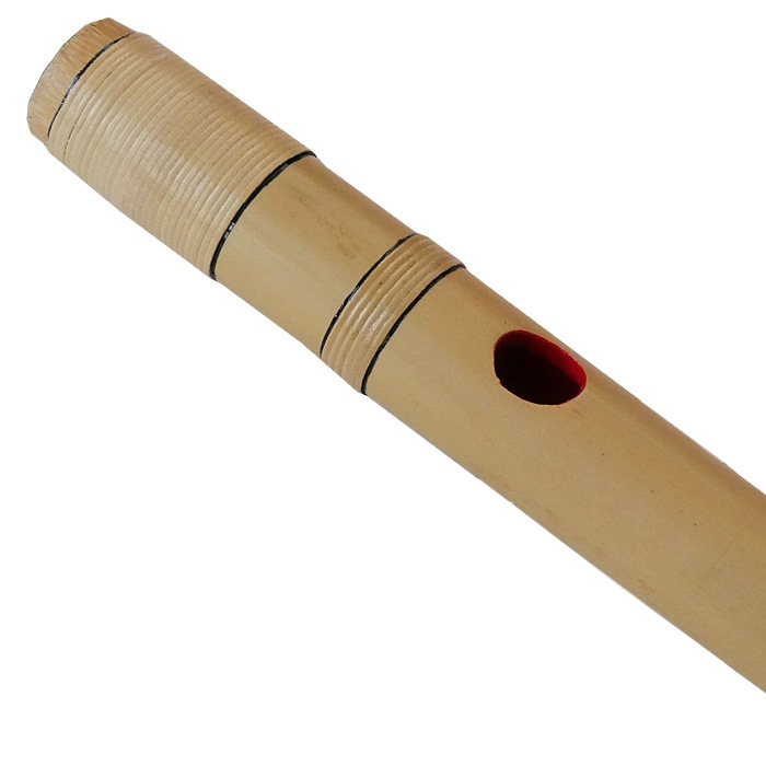 紫水民謡笛 篠笛 ドレミ調 6穴6本調子 籐巻半重 | 篠笛,紫水民謡笛