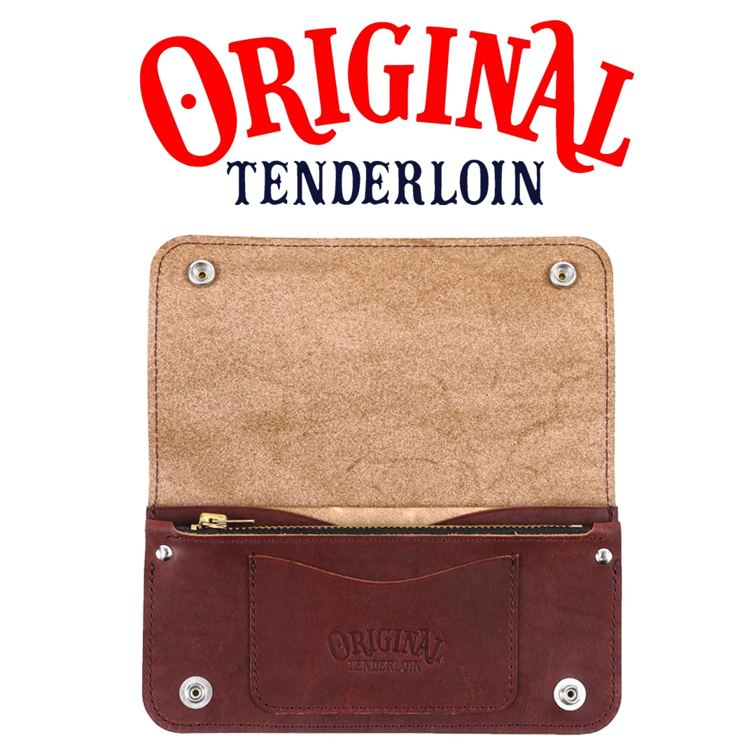 TENDERLOIN TRUCKER WALLET LONG BURGUNDY | OTHER | TENDERLOIN