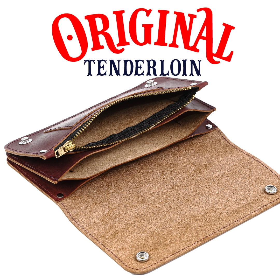 TENDERLOIN TRUCKER WALLET LONG BURGUNDY | OTHER | TENDERLOIN