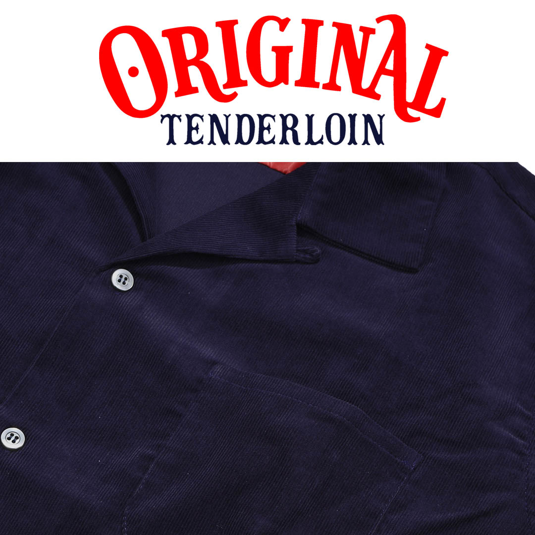 TENDERLOIN CORDUROY SHIRTS DARK NAVY | SHIRT | TENDERLOIN