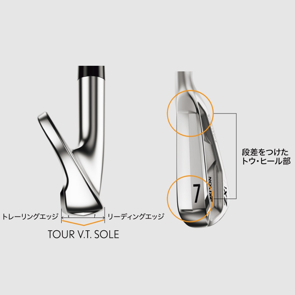 6単体】【山下美夢有使用モデル】SRIXON ZXi5 IRON DG85 装着モデル