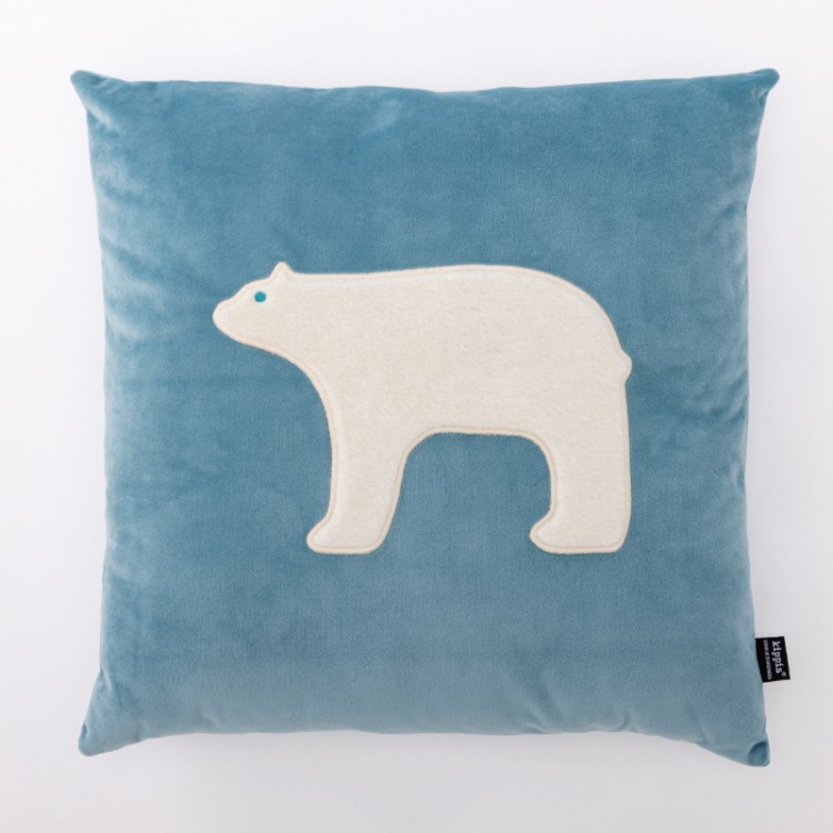 kippis クッション ブルー×シロクマ | 商品カテゴリ一覧,宝島社公式