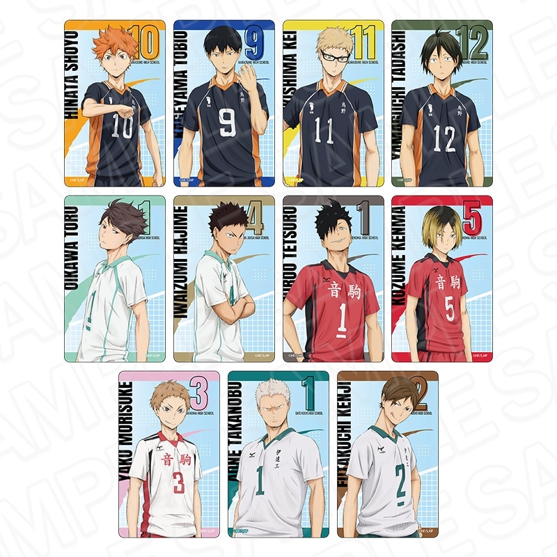 アニメ「ハイキュー!!」 ポストカードセット 青葉城西高校【2024年9月