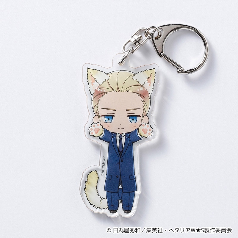 ヘタリアWorld☆Stars】のび猫アクリルキーホルダー（ドイツ）[キャラ