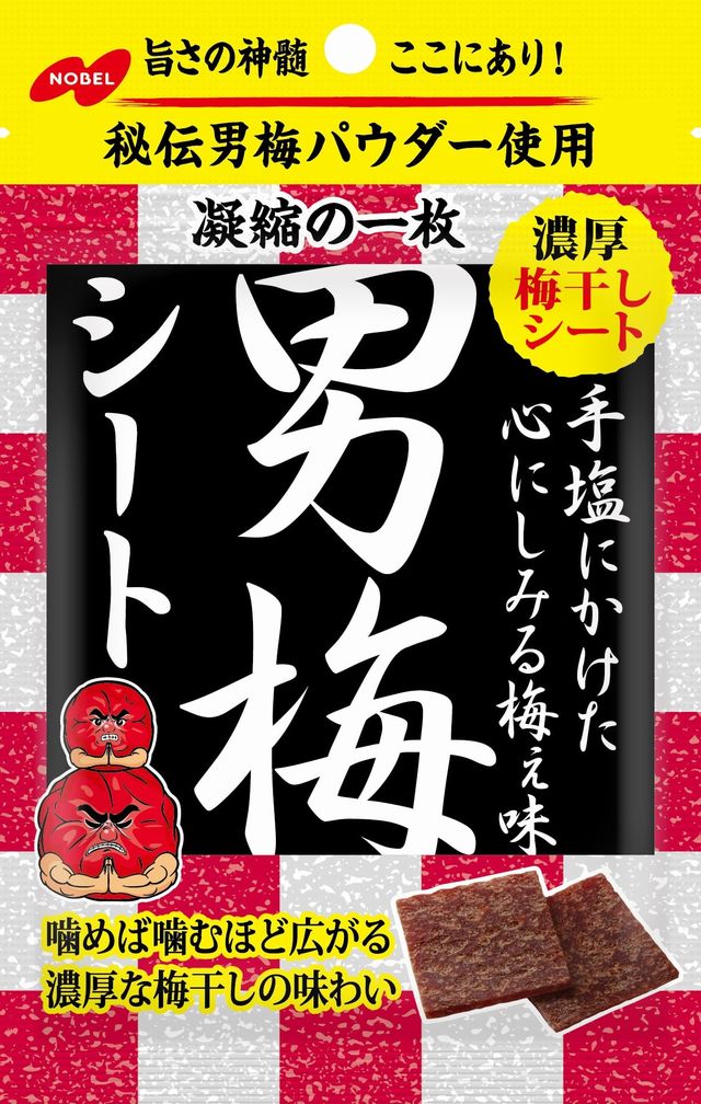 ノーベル 男梅シート 27g まとめ買い(×6)|4902124071347(tc)(415138