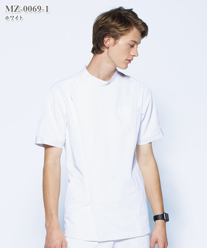 ミズノ男女兼用ケーシージャケット半袖[チトセ製品] MZ-0069｜THS-白衣