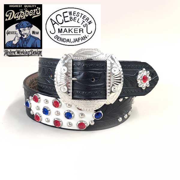 Dapper's（ダッパーズ)】15th Anniversary 1940's Style Studs Belt