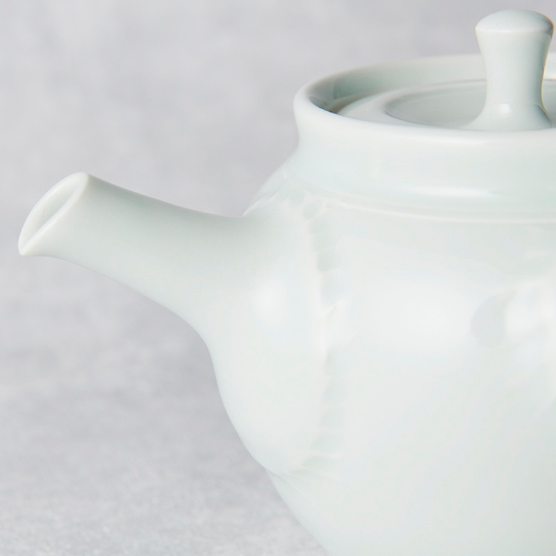 砥部焼 梅乃瀬窯】白磁の急須 | タイプ別,急須・ティーポット | 砥部焼