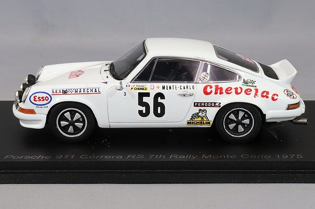 スパーク 1/43 ポルシェ 911 カレラ RS 1975 モンテカルロ ラリー 7位