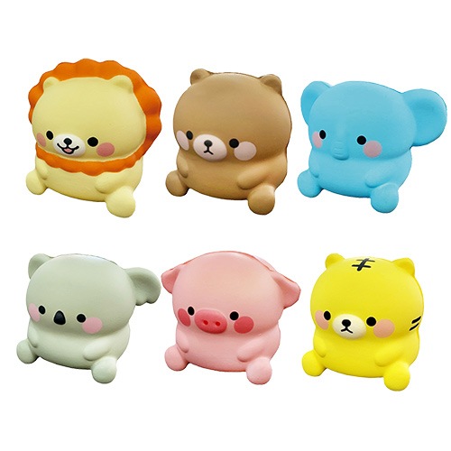 景品用玩具,卸単価80～149円｜ぽちゃちゃアニマル動物園スクイーズの