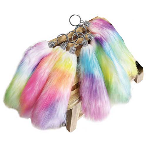 景品用玩具,卸単価50～79円｜ふわふわしっぽチャームレインボーの通販