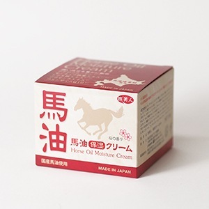 アズマ商事【旅美人】[馬油保湿クリーム 桜の香り]無着色 無鉱物油