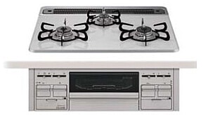 ガスコンロ タカラスタンダード TN72WV75C ハイパーガラスコート